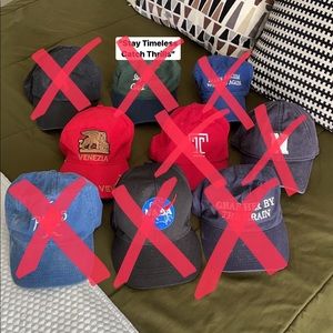Assorted lot of unisex baseball caps/hats